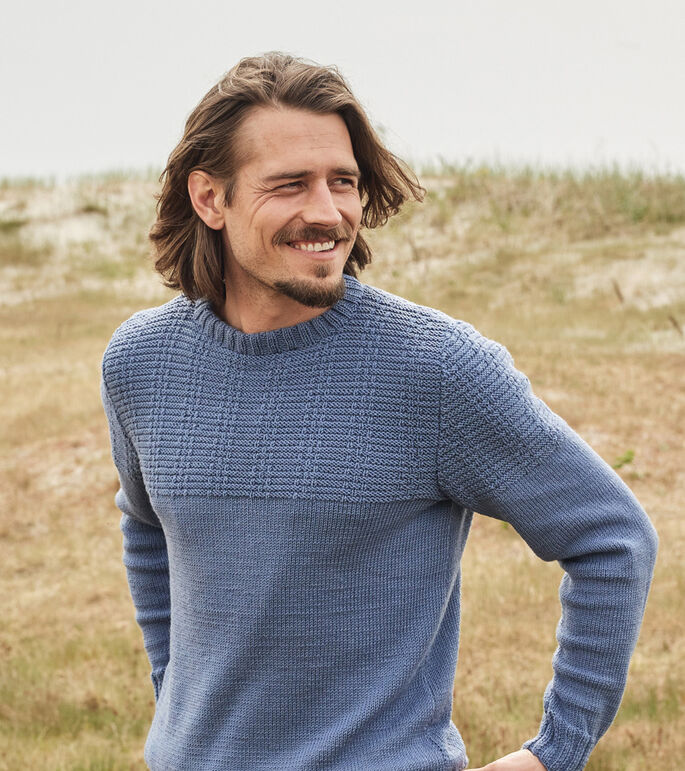 Lana Grossa HERRENPULLOVER Cool Wool