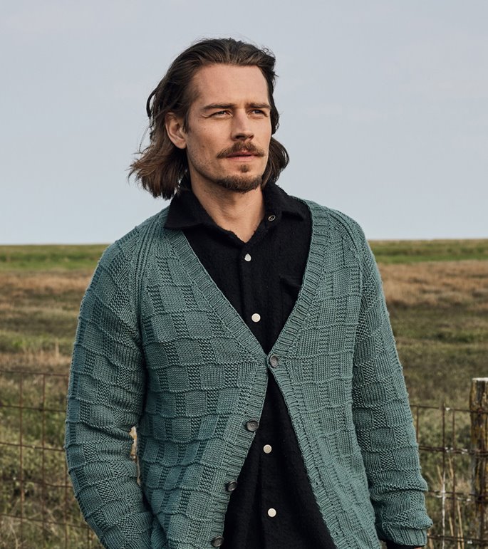 Lana Grossa RAGLANJAKKE (MAND) Cool Wool Big